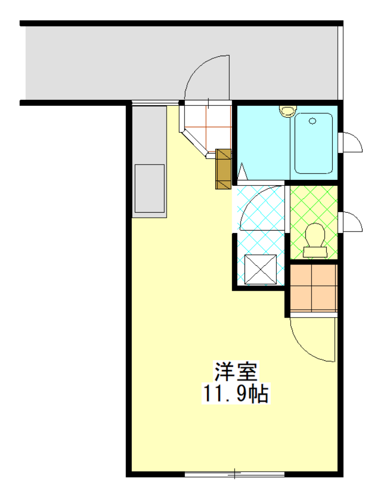 コーポSAWAの間取り