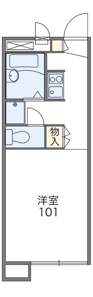 相模原市南区西大沼のマンションの間取り