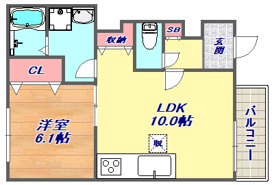 【グランリジエールの間取り】