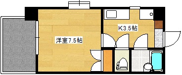 ソレイユ白島の間取り