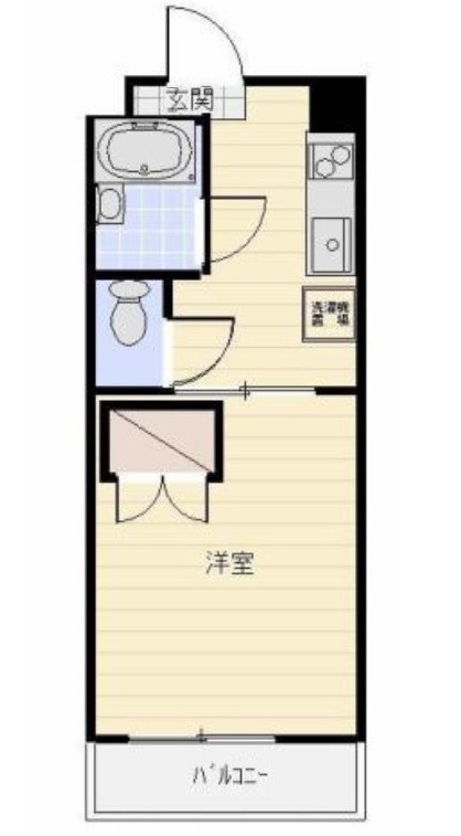 浜松市中央区新津町のマンションの間取り