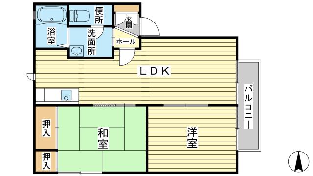 ディアス北新在家の間取り