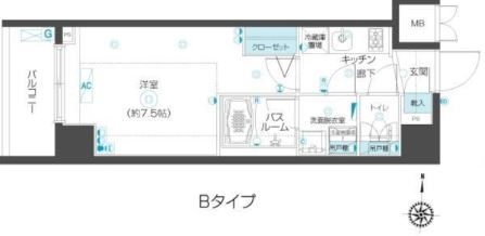 フェニックス市谷本村町の間取り