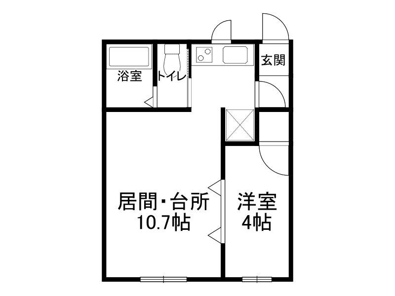 ＡＲＭしんとく２の間取り