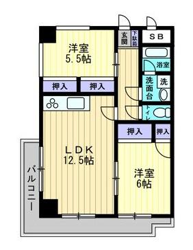 リアライズ屋島の間取り