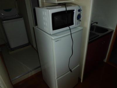 その他　冷蔵庫と電子レンジ。