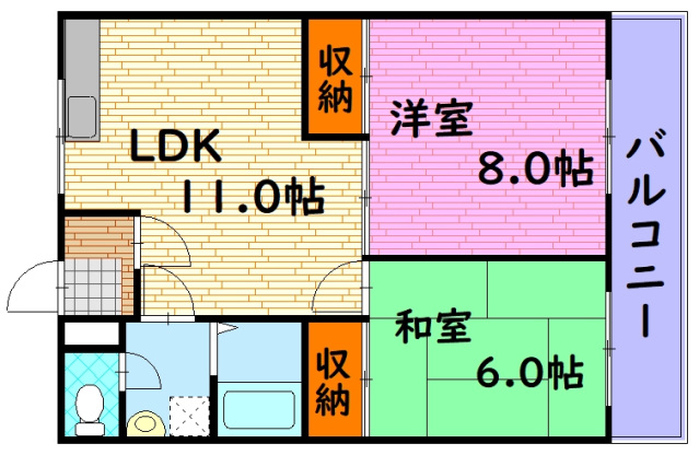エスポワール三次_間取り_0