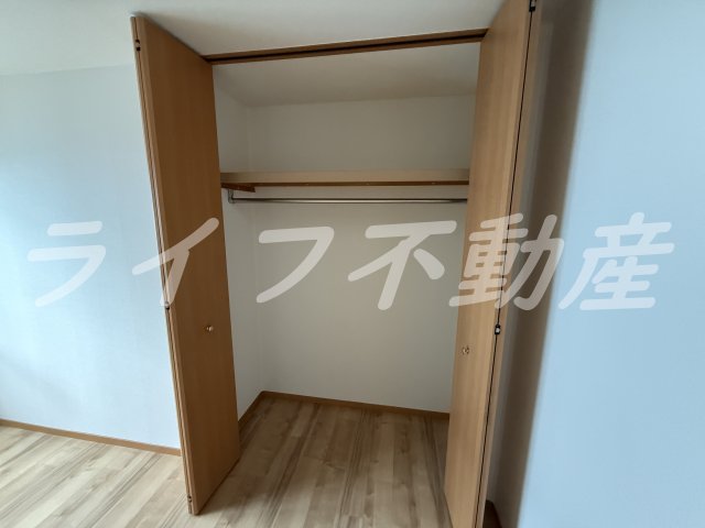 収納　たっぷりとした収納スペースです