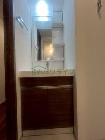 洗面設備　※参考写真です。同じ間取りの別部屋になります。