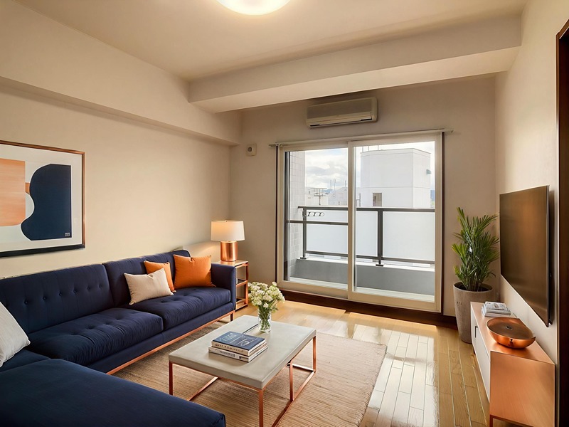 居室・リビング　本画像はCGで作成しており実際に現地に家具は置かれてません。