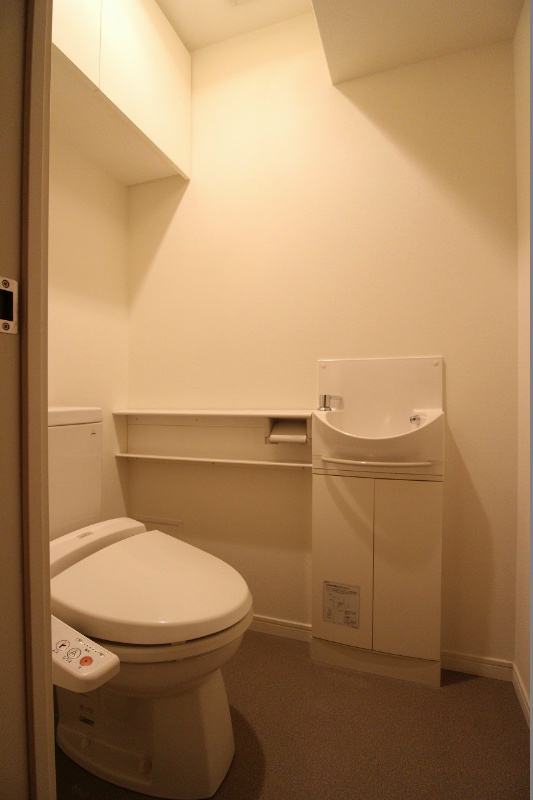 トイレ　手洗いも付いたトイレです。