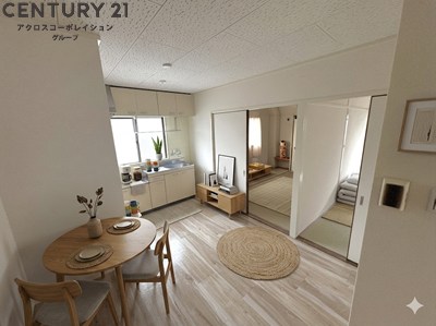 居室・リビング　画像中の家具はAIにより配置加工しているため、付属しません