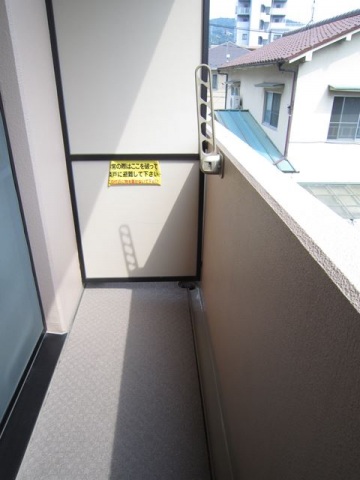バルコニー　別号室の写真です。