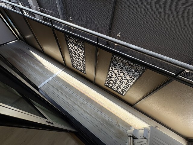 バルコニー　お洗濯にも便利なバルコニー付き