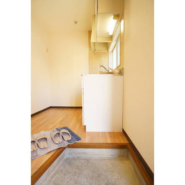 玄関　玄関から見た図