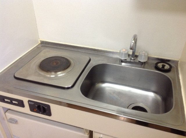キッチン　電気コンロ　1口