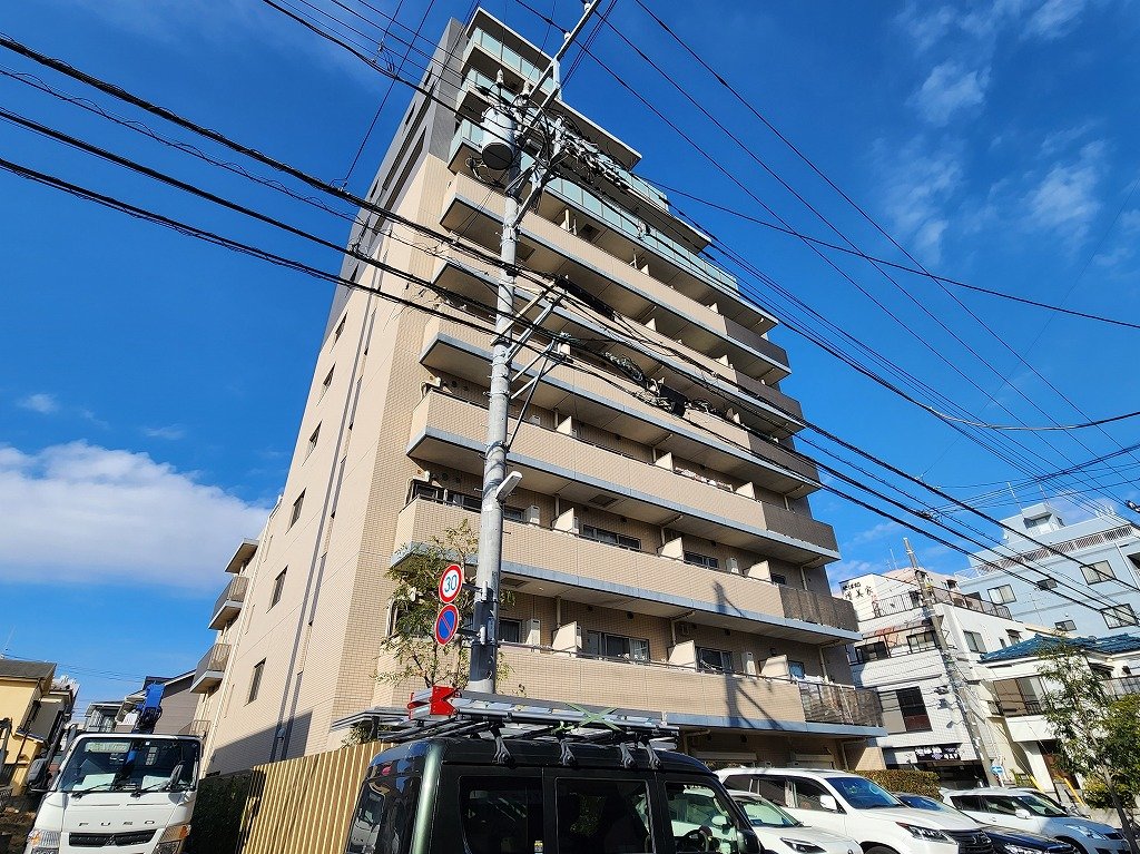 建物外観　フォンテオット　ワンちゃん１匹飼育相談可　免震構造