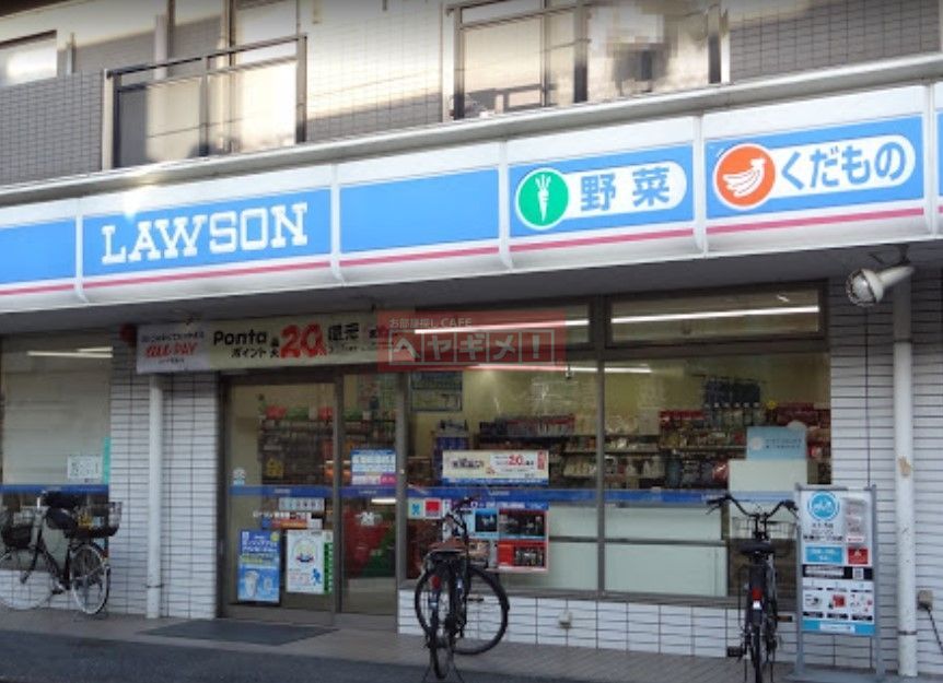 コンビニ　ローソン新蒲田1丁目店（コンビニ）まで100m
