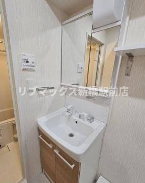 洗面設備　モデルルームです