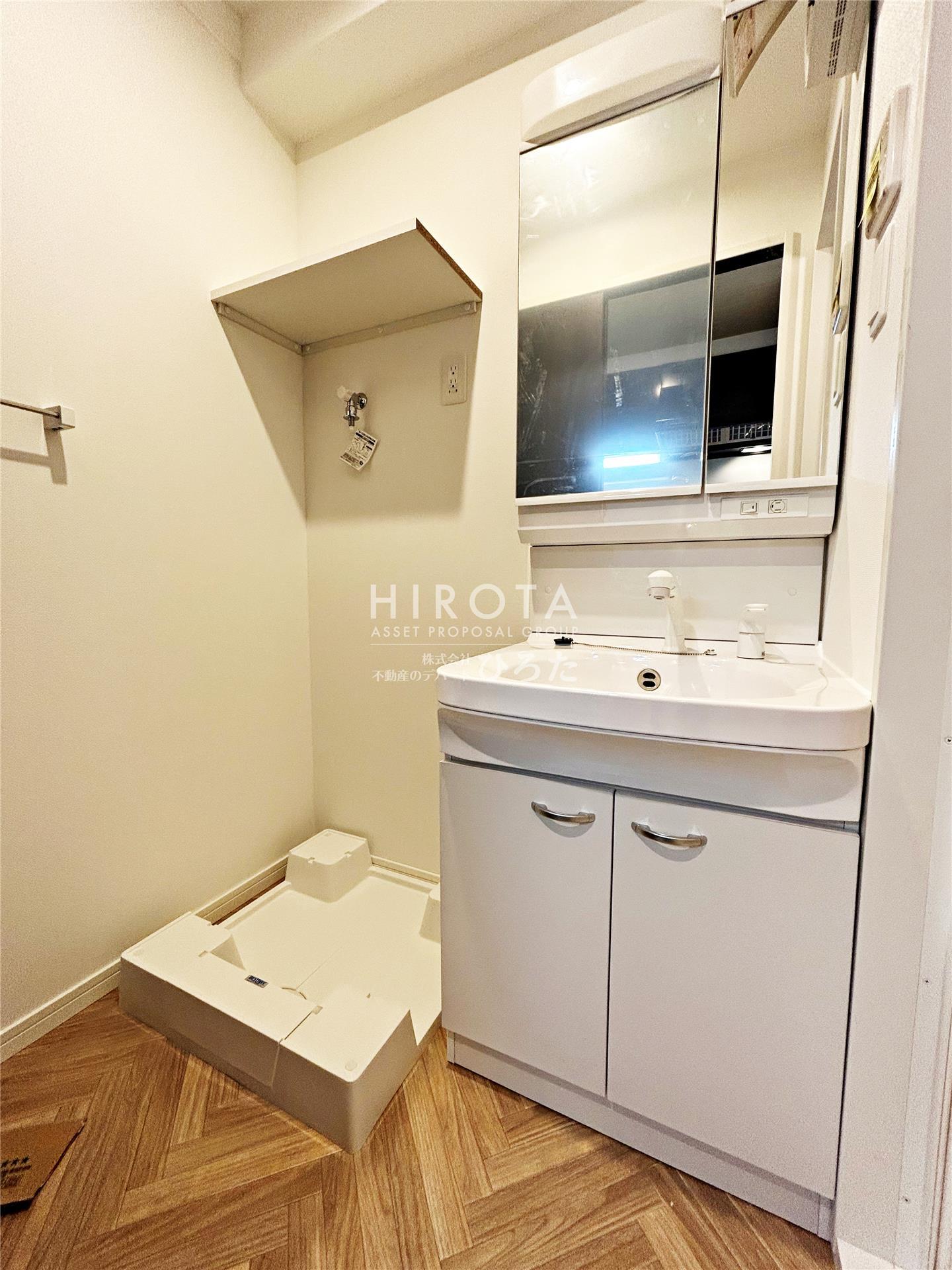 洗面設備　※306号室モデルルーム　同仕様写真