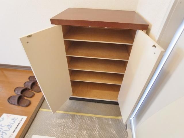 収納　♪鍵置場に程良い高さのシューズＢＯＸ♪