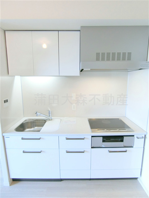 キッチン　3口IHグリル付システムキッチン