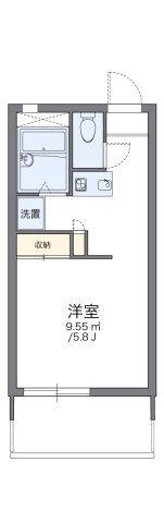 レオパレスツインズ加島壱番館の間取り写真