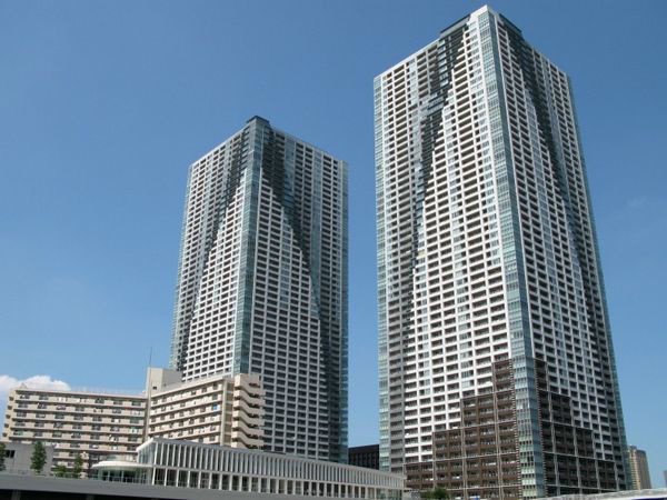建物外観　勝どきのシンボル的タワーマンション