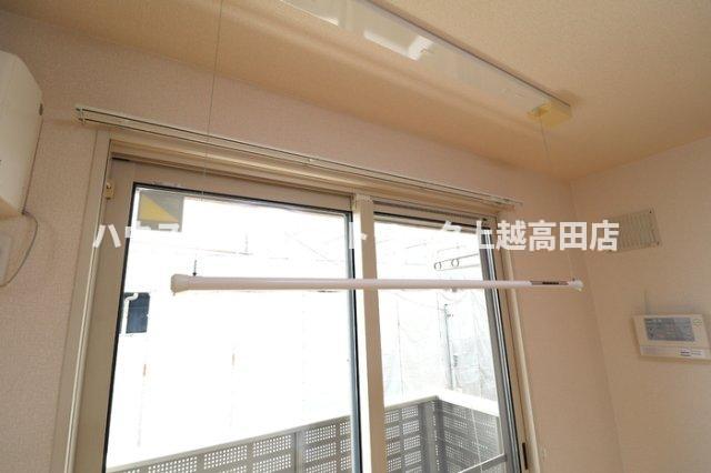 眺望　室内物干し