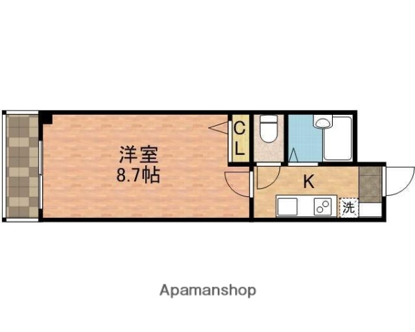 1K Mansion in Funabashi, Chiba — photo 2 of 3