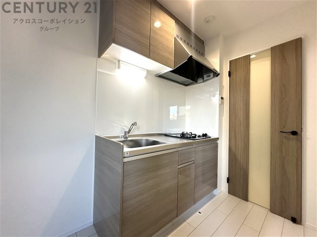 キッチン　2口コンロ付きのシステムキッチン！