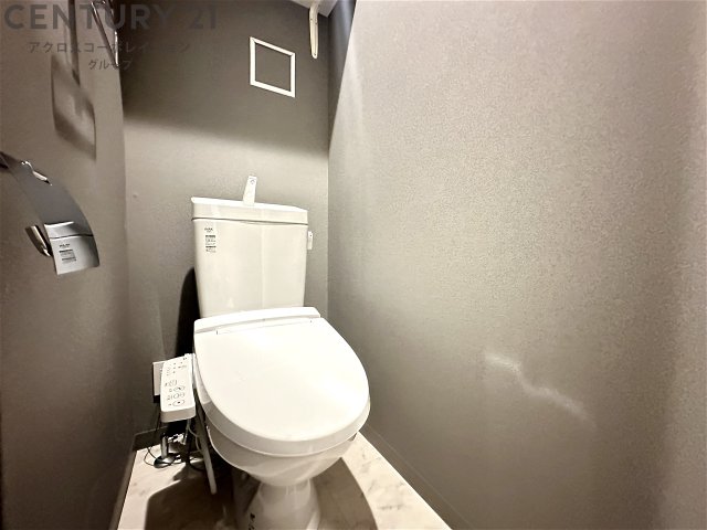 トイレ　ウォシュレット付きのトイレです！