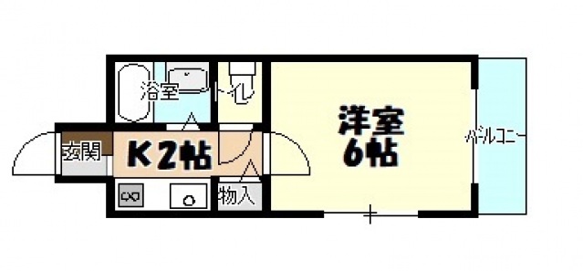 メルカード壱番館の間取り写真