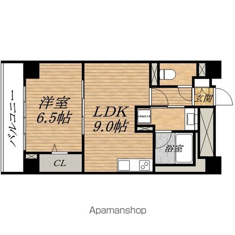 地下鉄谷町線 谷町六丁目駅 徒歩5分 8階建 築9年の間取り写真