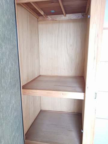 収納　十分な収納スペースがあります