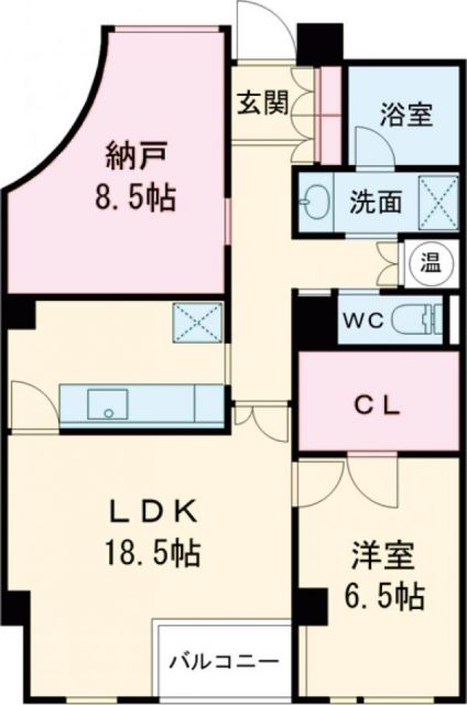 カステーオ目黒原町の間取り写真