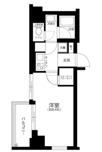 都営大江戸線 森下駅 徒歩8分 6階建 築13年の間取り写真