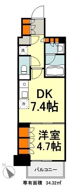 パークアクシス豊洲キャナルの間取り写真