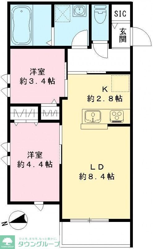 ラララ テラスの間取り写真