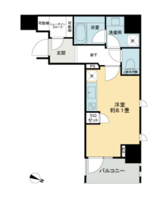 ライオンズ千代田岩本町ミレスーKDAの間取り写真