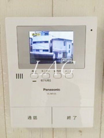 セキュリティ　モニター付きインターフォンです。