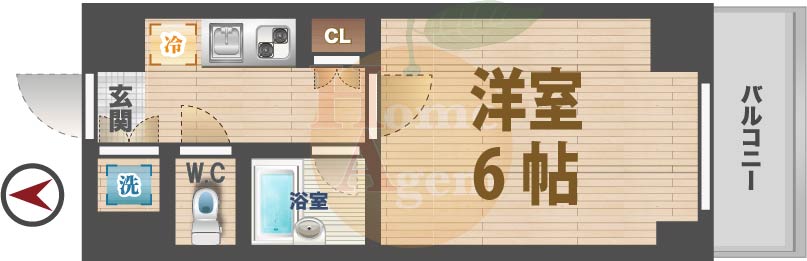 東京メトロ丸ノ内線 新中野駅 徒歩8分 9階建 築16年の間取り写真
