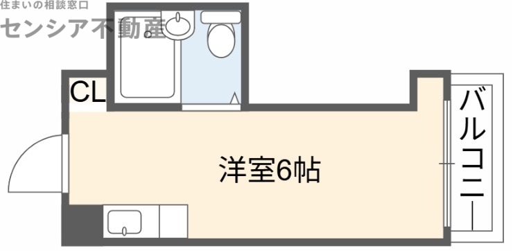ブルースカイ城東の間取り写真