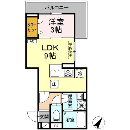 D-residence多治米東Nの間取り写真