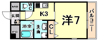フォルシュ・Kの間取り写真