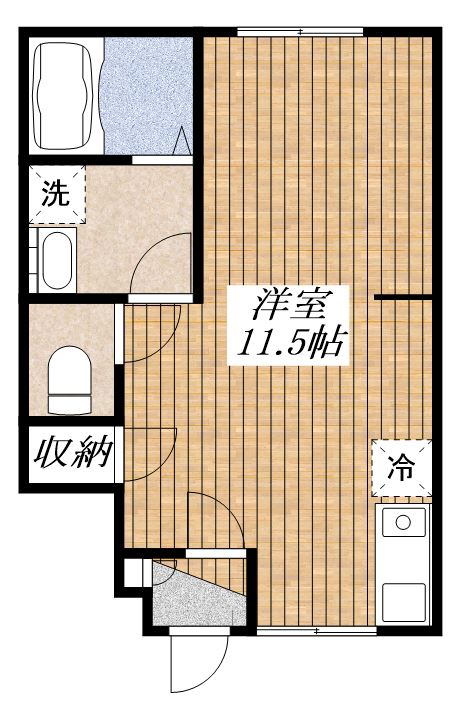ブエナメゾン福生Aの間取り写真