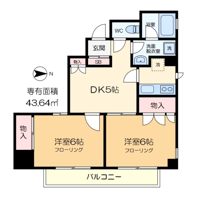 ヤマトビル両国の間取り写真