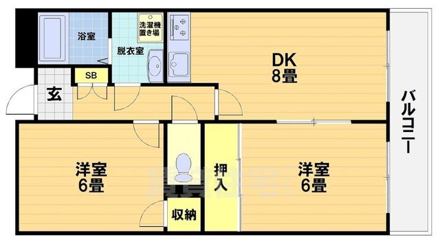 セレーノ祥豊の間取り写真