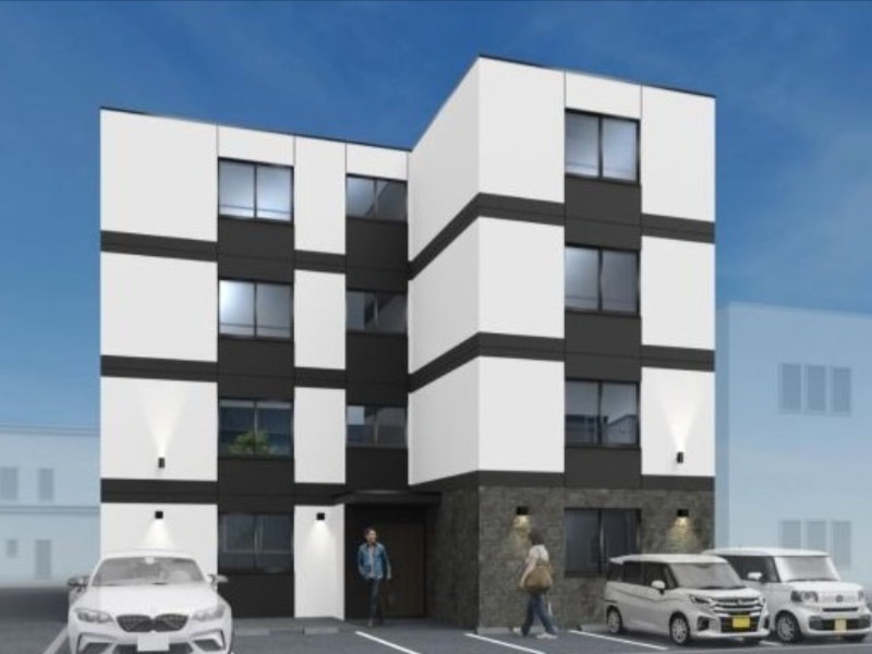 建物外観　完成後予想パース図