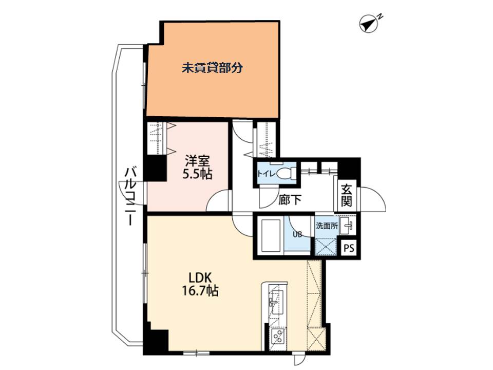 品川区二葉のマンションの間取り